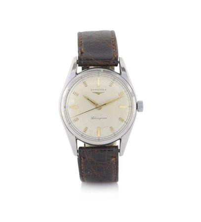 LONGINESLONGINES SILVERGINES ANNI '60 CA.C. in acciaio con fondello a vite....