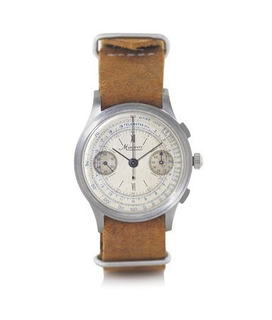 MINERVAMINERVA CRONOGRAFO ANNI '40 CA. C. in acciaio con pulsanti...