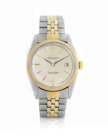 ROLEX REF. 6305ROLEX OYSTER PERPETUAL DATE JUST "OVETTONE" REF. 6305 DEL 1957...