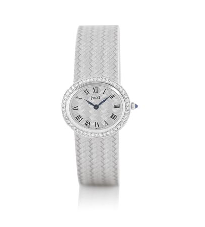 PIAGETPIAGET ANNI '60.C. n. 140905 ovale in oro bianco 18 kt con fondello...