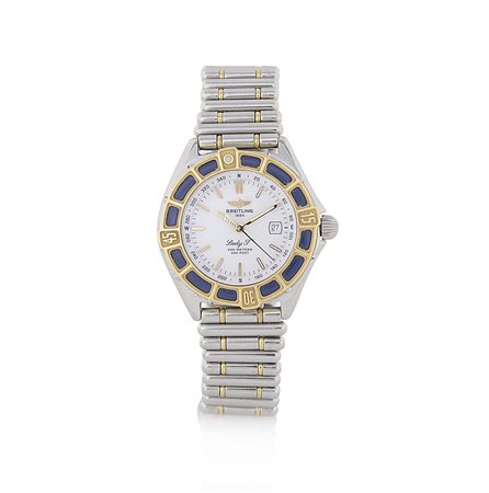 BREITLINGBREITLING LADY J ANNI '90.C. n. D52065 in acciaio e oro giallo con...