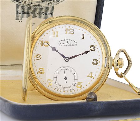 EBERHARDEBERHARD ANNI '20.C. tripla n. 158448 in oro giallo 18 kt con carrura...