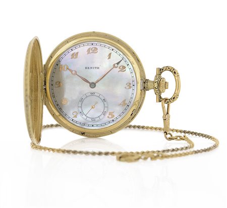 ZENITHZENITH ANNI '30.C. savonette in oro giallo 18kt con incisioni...