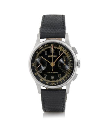 ANGELUSANGELUS CRONOGRAFO ANNI '40.C. n. 228920 in acciaio con pulsanti...