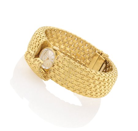 UNIVERSALUNIVERSAL ANNI '60.C. carré in oro giallo 18 kt inserita in un...