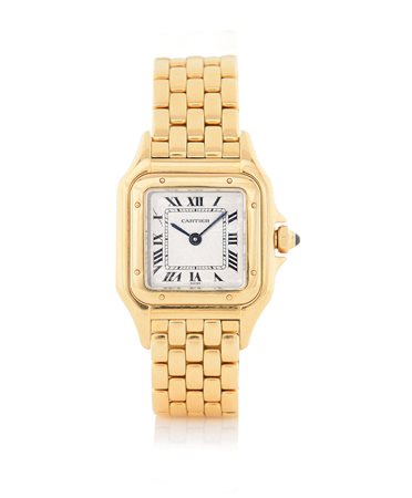 CARTIERCARTIER PANTHERE ANNI '80. C. n. CC131644 carré in oro giallo 18 kt...