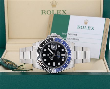 ROLEX REF. 116710ROLEX OYSTER PERPETUAL GMT-MASTER II REF. 116710 SERIE...