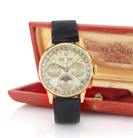 BAUME & MERCIERBAUME & MERCIER GENEVE CRONOGRAFO E CALENDARIO COMPLETO CON...