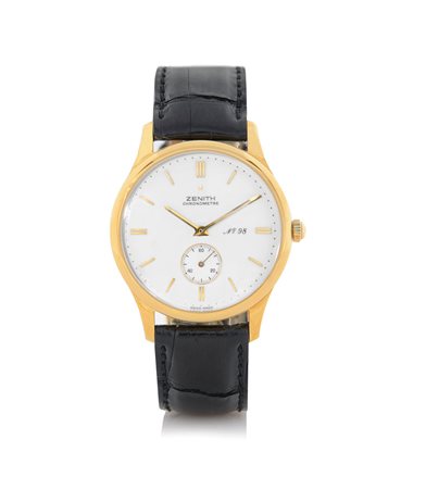 ZENITHZENITH CHRONOMETRE LIMITED EDITION N. 098/300 ANNI '90.C. in oro giallo...