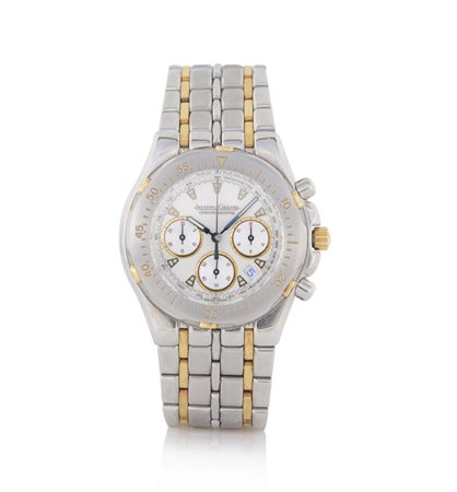 JAEGER LE COULTREJAEGER LE COULTRE CRONOGRAFO ANNI '90.C. in acciaio e oro...