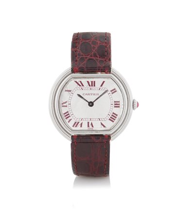 CARTIERCARTIER PARIS "ELLIPSE" DEL 1982.C. n. 780913628 ellittica in platino....