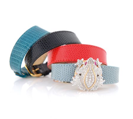 ZANNETTI ROMAZANNETTI ROMA "RANA SCRIGNO" PIECE UNIQUE. C. in oro rosa 18 kt...