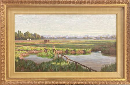 Guido Cordero di Montezemolo, Mondovì 1878 - 1941, Paesaggio agricolo