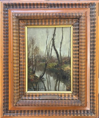 Cleto Moiraghi Binasco (MI) 1880 - Milano 1943 Paesaggio