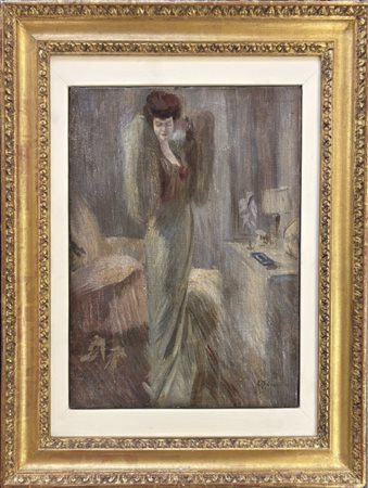 Camillo Innocenti, Roma 1871 - 1961, Alla Toilette