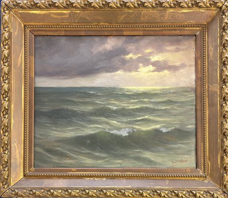 Romolo Tesseri, Castelfranco Veneto (Ve) 1868 - 1925 Mira (Ve), Marina