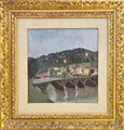 Felice Casorati, Novara 1883 - Torino 1963, Ponte di Moncalieri
