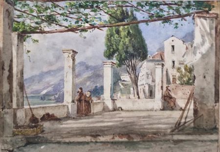 Artista napoletano XIX secolo ,monogramma G.G.