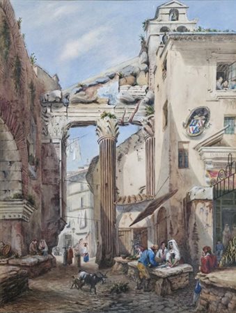 Artista del Grand Tour,primi anni del XIX  secolo