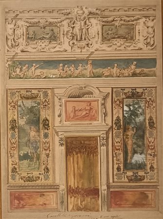 ANONIMO Anonimo (An) Concorso 1907 1907 Acquarello su carta 65,00x45,00...