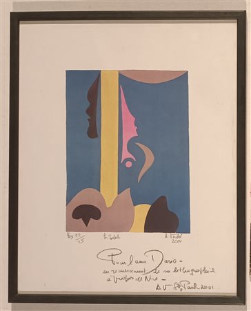 VERDET ANDRÈ Nizza (Francia) 1913 Senza titolo 2000 Litografia su carta es....