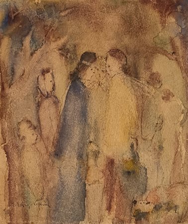 VEHLING ELSE SEHRIG Dusseldorf (Germania) 1897 Senza titolo Mista su carta...