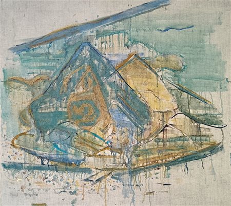 FORGIOLI ATTILIO Salò (Brescia) 1933 Montagna 2012 Mista su tela 90,00x100,00...