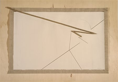 CAMPUS GIOVANNI Olbia (Ot) 1929 Senza titolo 1981 Corda applicata su...