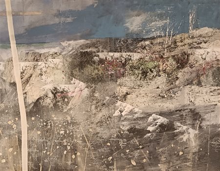 BANCHIERI GIUSEPPE Milano (Mi) 1927 Paesaggio 1971 Olio su tela...