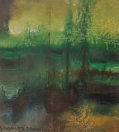 CONVERSANO ROMANO Rovigno in istria (Croazia) 1920 Senza titolo Mista su...