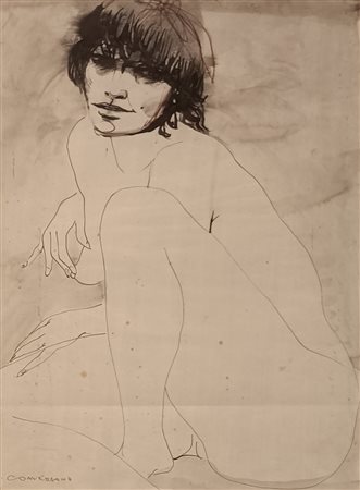 CONVERSANO ROMANO Rovigno in istria (Croazia) 1920 Figura Mista su carta...