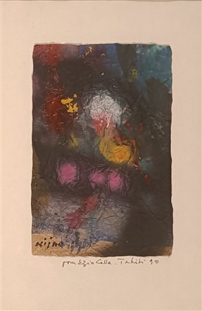 KIJNO LADISLAS Varsavia (Polonia) 1921 Tahiti 1990 Mista su carta 31,00x20,00...