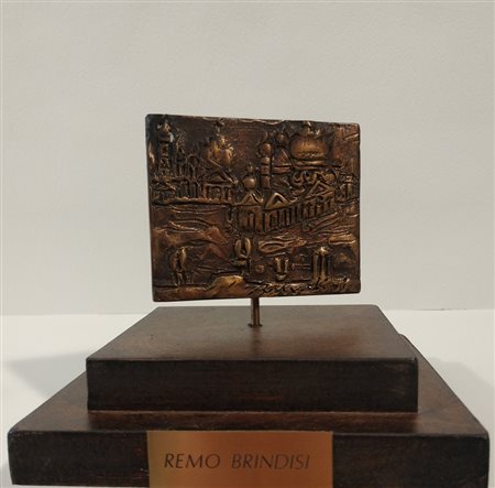 BRINDISI REMO Roma (Roma) 1918 Venezia Bronzo a cera persa 8,00x10,00...