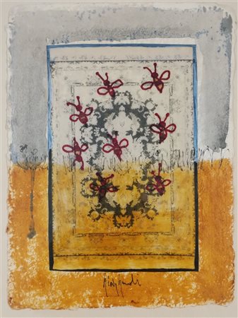 GIOVAGNOLI LUCA Rimini (RN) 1963 Senza Titolo 1998 Mista su cartoncino...