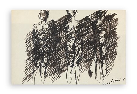 ENNIO MORLOTTI (1910-1992) - Tre nudini, 1967