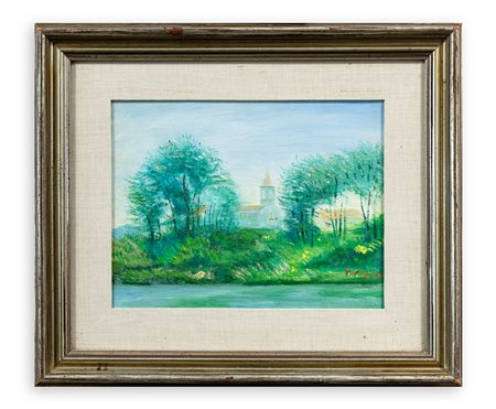 UMBERTO LILLONI (1898-1980) - Il Lambro, 1966