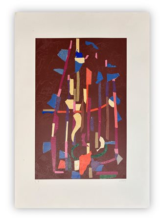 ANDRÉ LANSKOY (1902-1976) - Senza Titolo, 1974