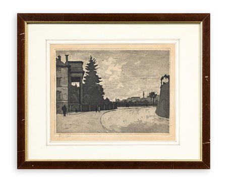 ROMEO BONOMELLI (1871-1943) - Senza Titolo, 1940