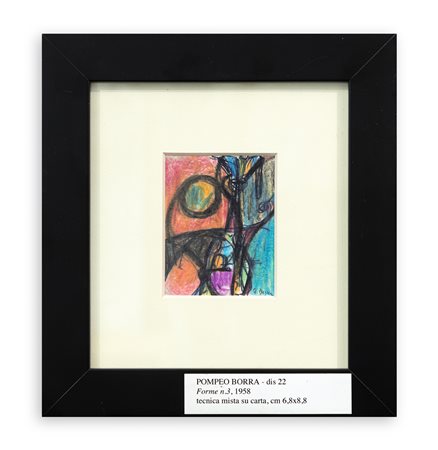 POMPEO BORRA (1898-1973) - Forme N.3, 1958