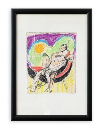 POMPEO BORRA (1898-1973) - Senza Titolo, 1966