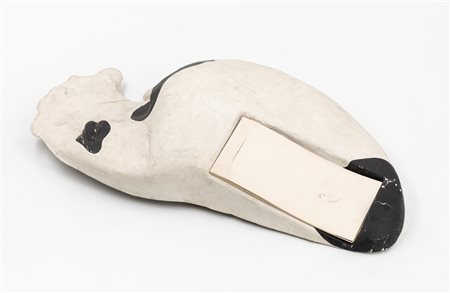 ENZO CUCCHI (1949) - Un pensiero di Italo Rota nella testa di Enzo Cucchi, 1995