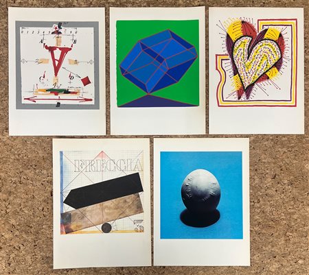 EDIZIONI BOLAFFIARTE - Lotto unico di 5 opere corredate da relative riviste