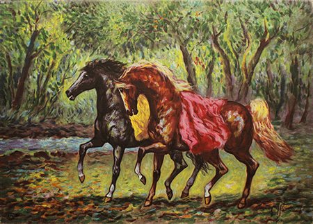 GIOVAN FRANCESCO GONZAGA, "Corsieri nel bosco"