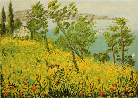 MICHELE CASCELLA "Casa in collina", 1983