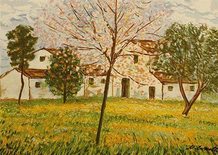 MICHELE CASCELLA "Primavera Abruzzese" , 1984