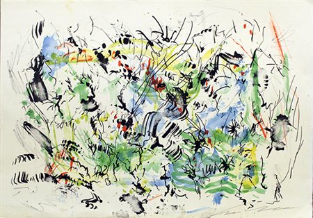 ERNESTO TRECCANI, "Fiori", anni '70,