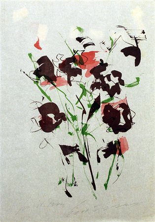 ERNESTO TRECCANI, "Mazzo di fiori", anni '70