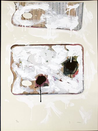 Mario Schifano, "Tavolozza