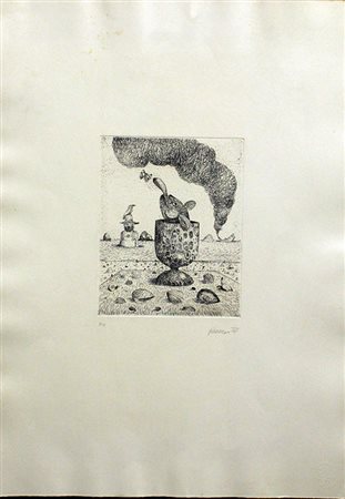 ANTONIO POSSENTI, "Pesce nel calice", anni '80