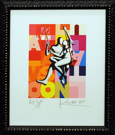 Mark Kostabi " altalena" 2025